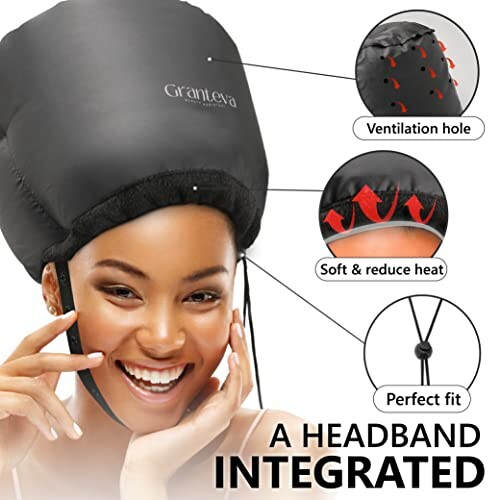 Granteva Hooded Hair Dryer